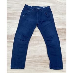 Diesel Fayza Relaxed Boyfriend Low‎ Waist Denim Jeans Men's Blue Size 30 x 32